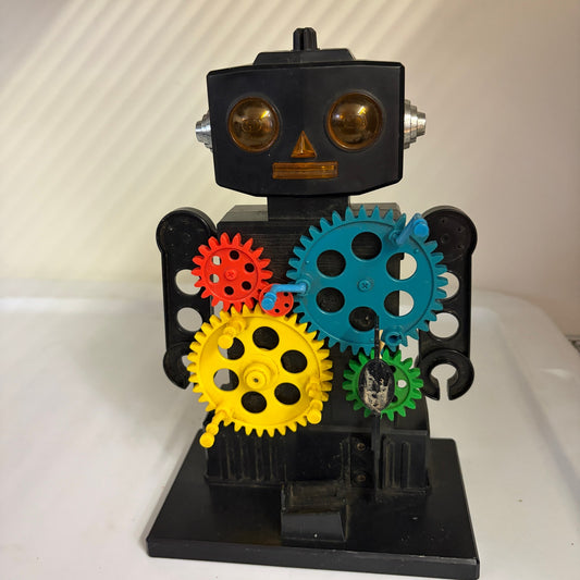 Copied - Vintage 1984 Dah Yang Toys Gear Robot Taiwan Battery Operated