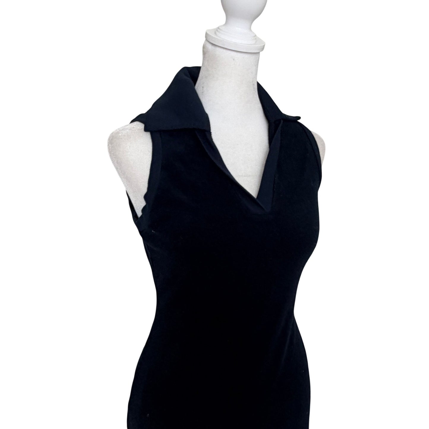 Anthropologie Stateside Navy Blue Sleeveless Terry Cloth Dress Womens Size XS