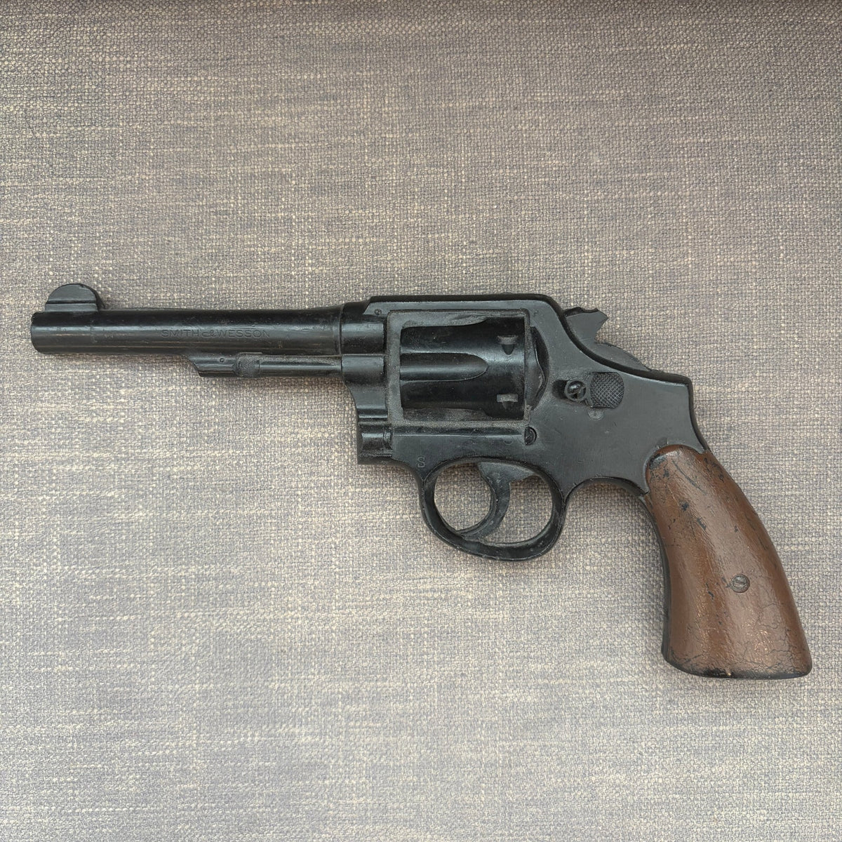 Vintage Smith & Wesson Rubber Movie Prop Gun Made in USA Non Firing Replica