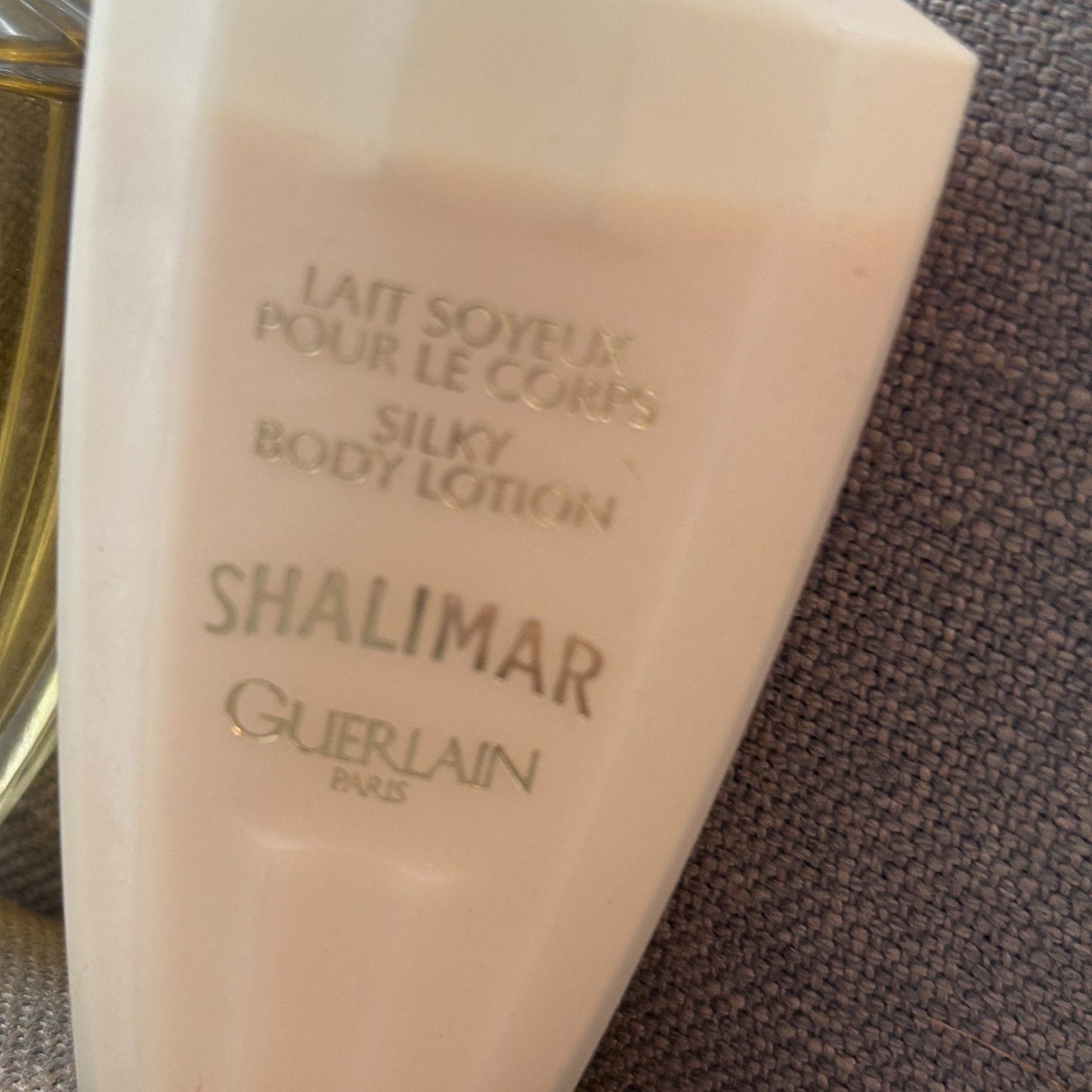VIntage Shalimar Guerlain Paris Eau De Toilette Spray 75 ml / 2.5 oz and Lotion