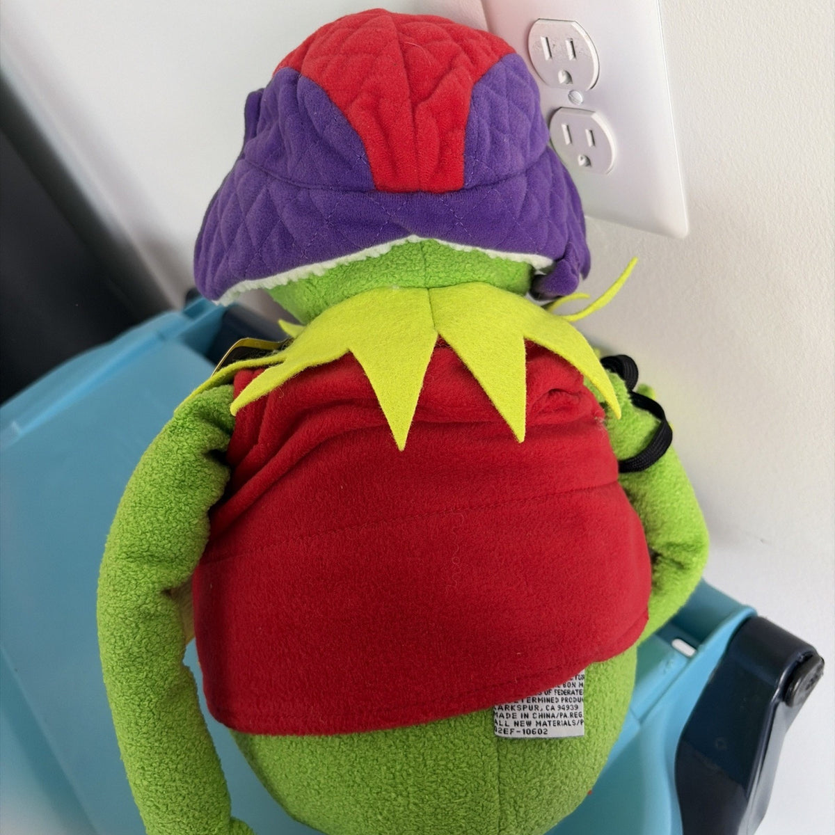 Macys Official 24" Kermit the Frog-Tographer Plush Stuffed Animal w/ Camera NEW