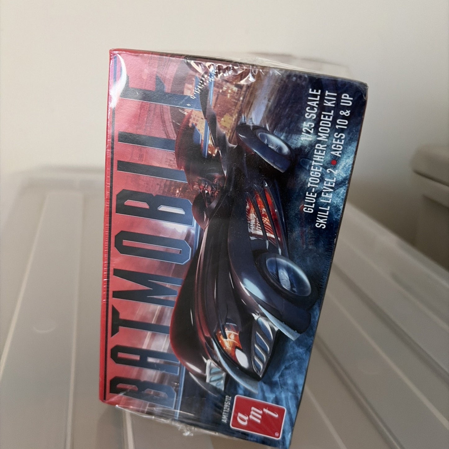 AMT Batman & Robin DC Batmobile Glue-Together Model Kit Car 1/25