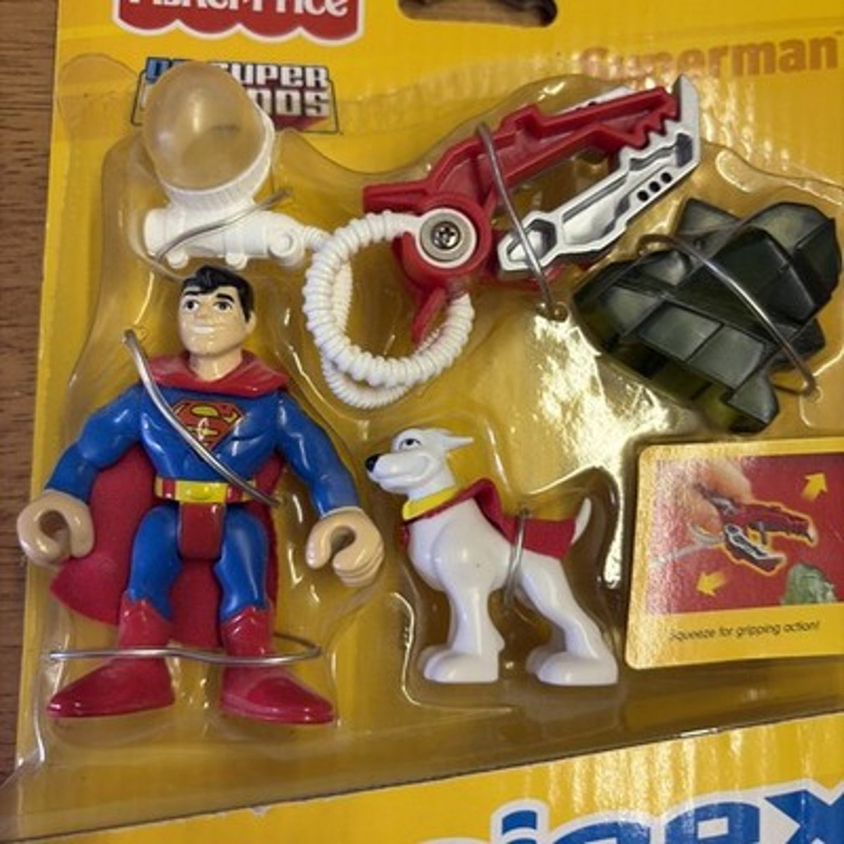 SUPERMAN And Krypto Dog Imaginext DC Super Friends, New