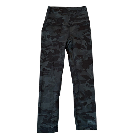 Lululemon Green Camo Align High-Rise Crop Legging 21" Womens Size 2