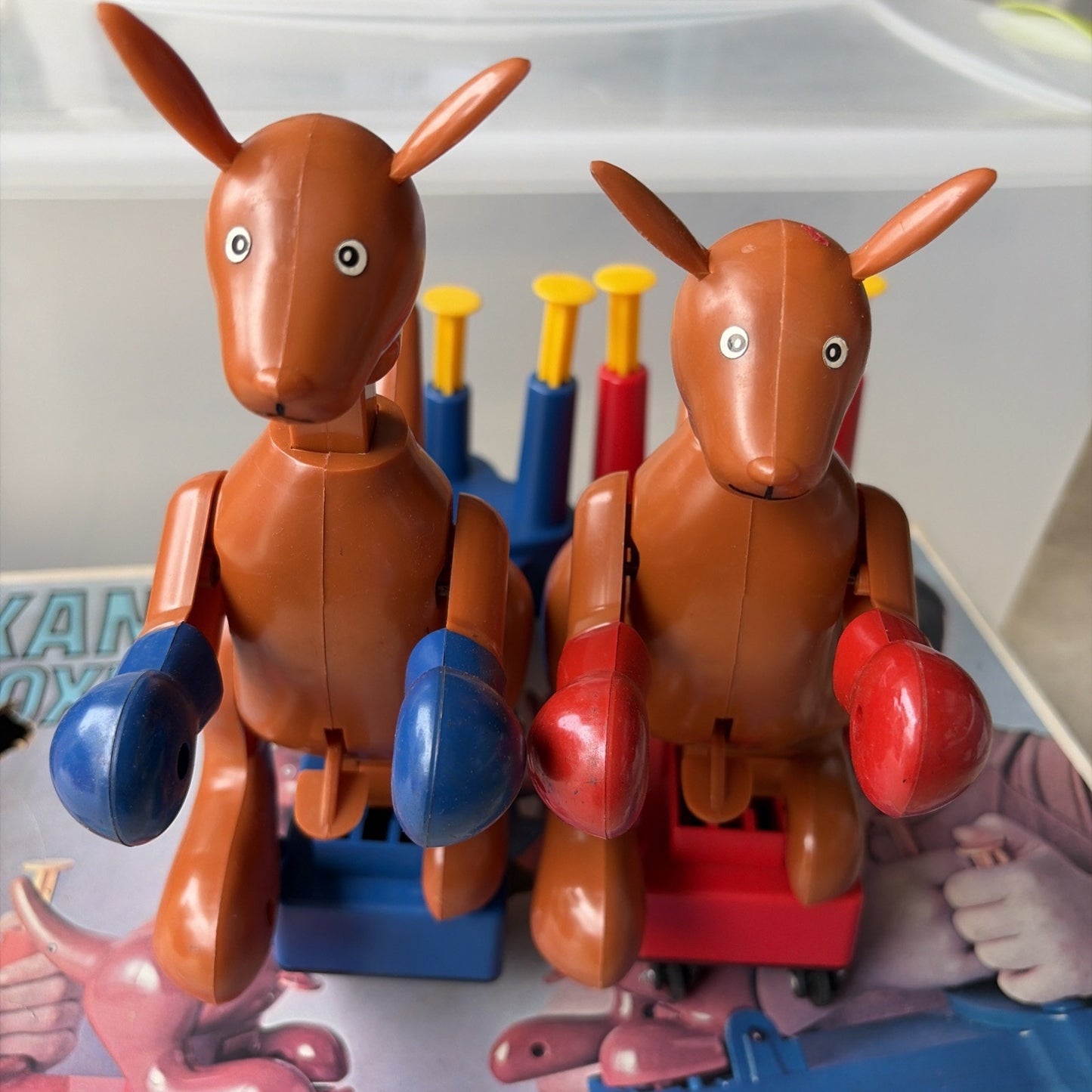 SEARS BIG TOY BOX KANGAROO boxing game 1960S RARE rock em sock em robots JAPAN