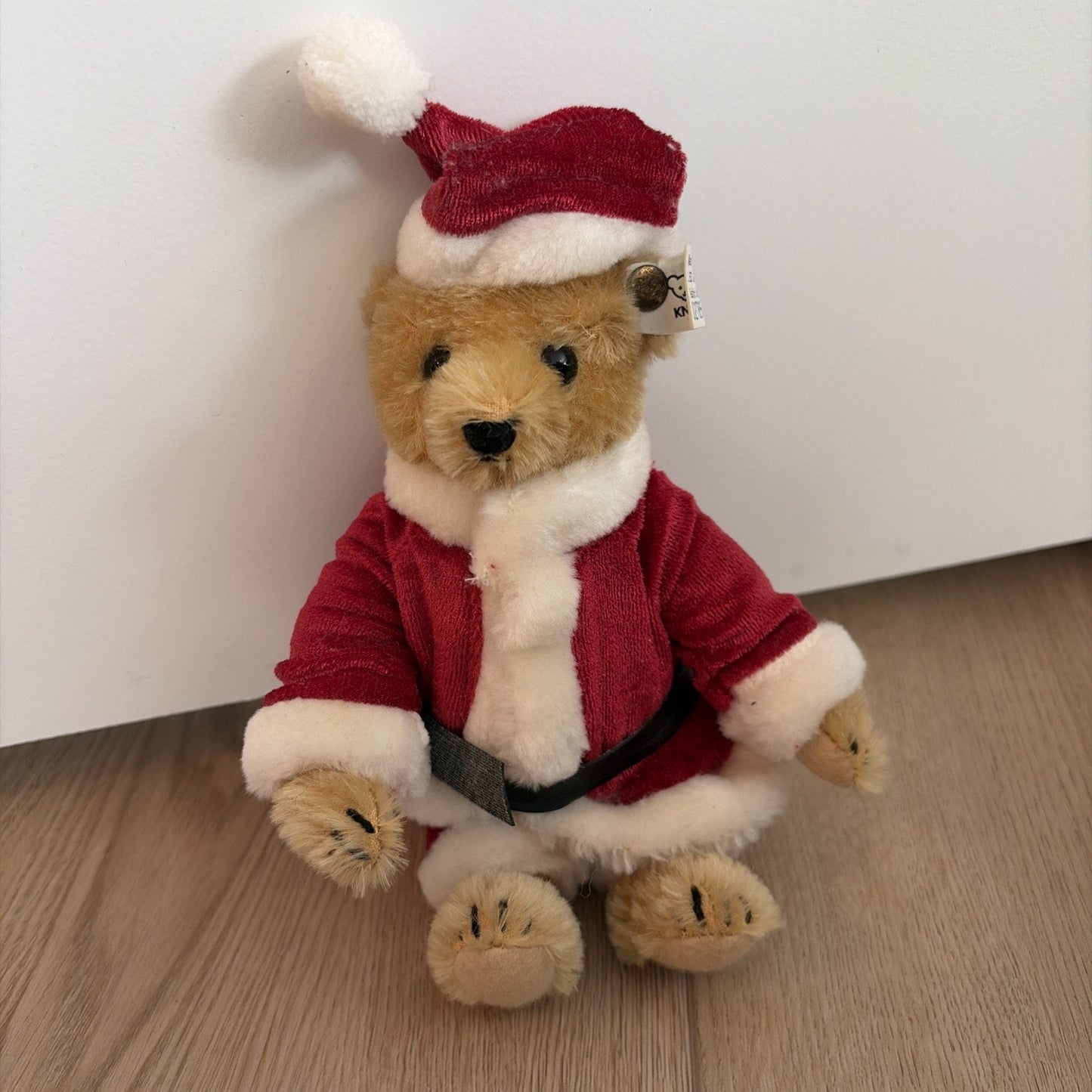 Vintage Steiff Santa Bear 7” Limited Edition