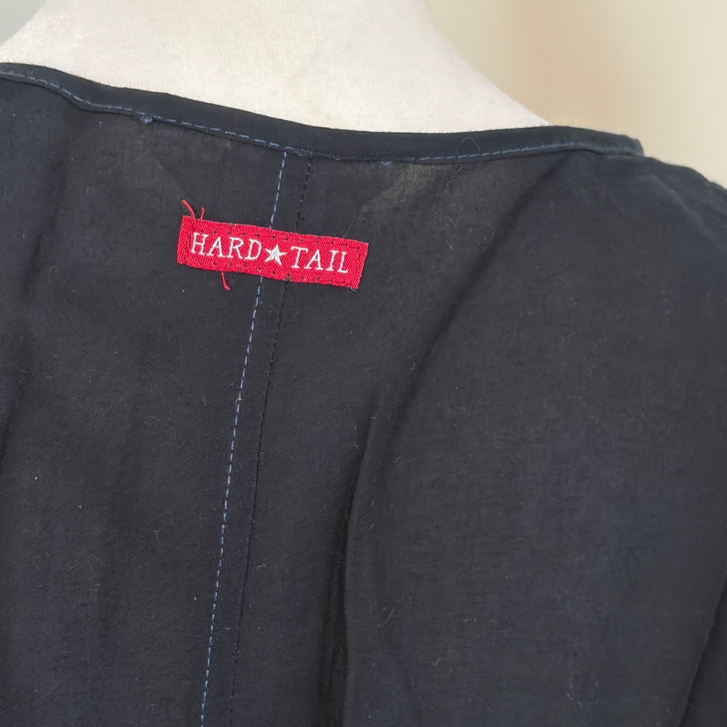 Hard Tail Forever Navy Blue V-Neck Maxi Dress Womens Size XS