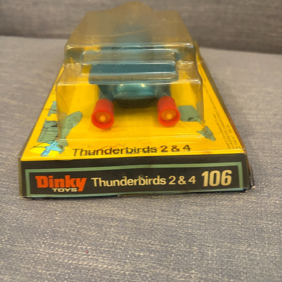 Vintage Dinky Toys Boxed 106 Thunderbird 2 & 4 Model Set