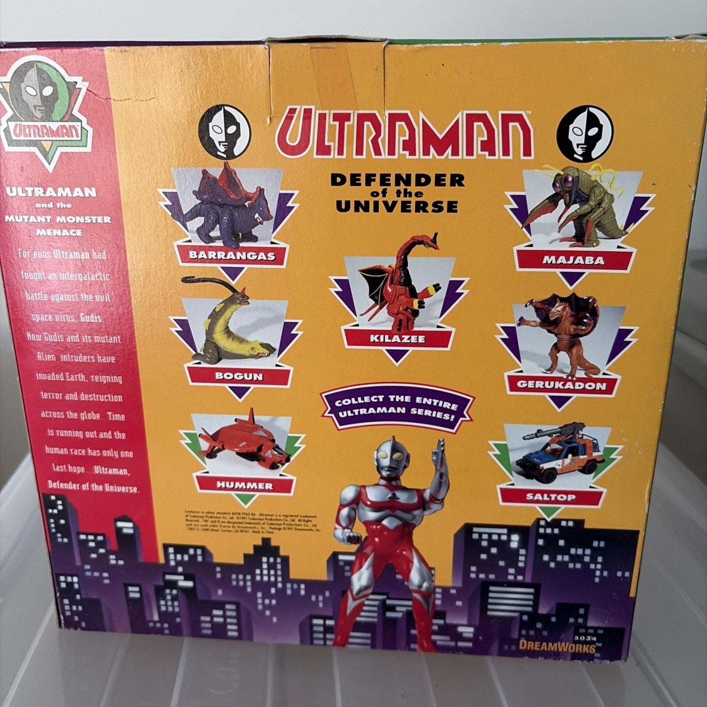 1991 Ultraman Alien Intruder Series / BARRANGAS Figure / Dreamworks / with Box