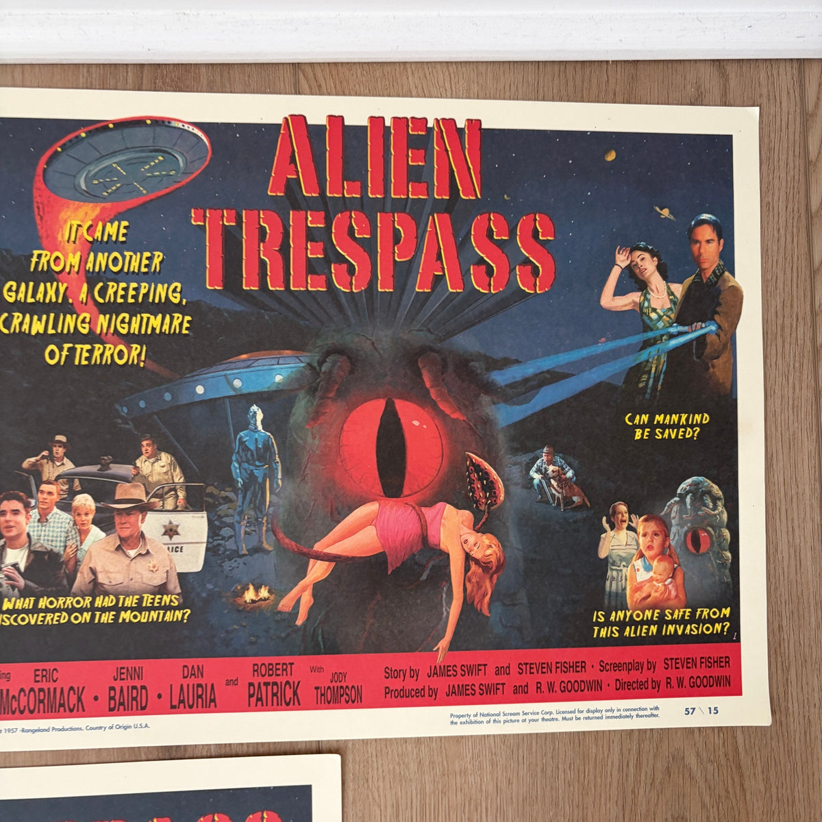 SET OF 8 Alien Trespass 14" x 11" Original Lobby Cards Set 2009