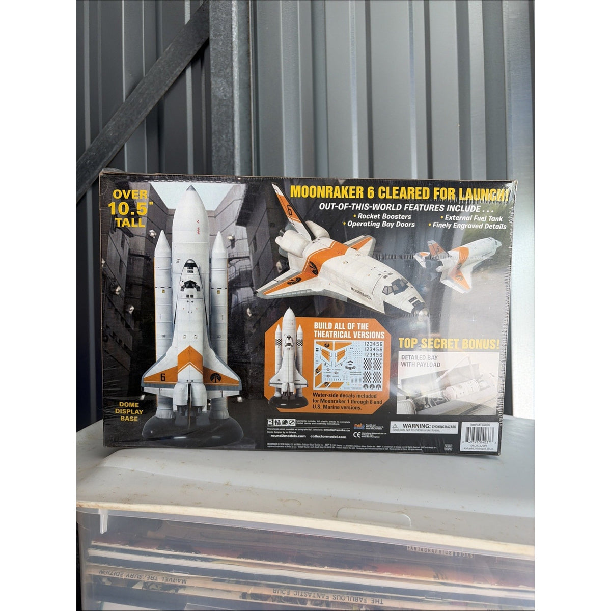 AMT 007 Moonraker 1/200 Scale Model Kit Space Shuttle With Boosters NEW