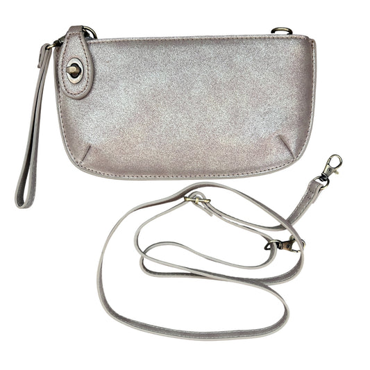 Joy Susan Gold Leather Wristlet  / Crossbody Bag