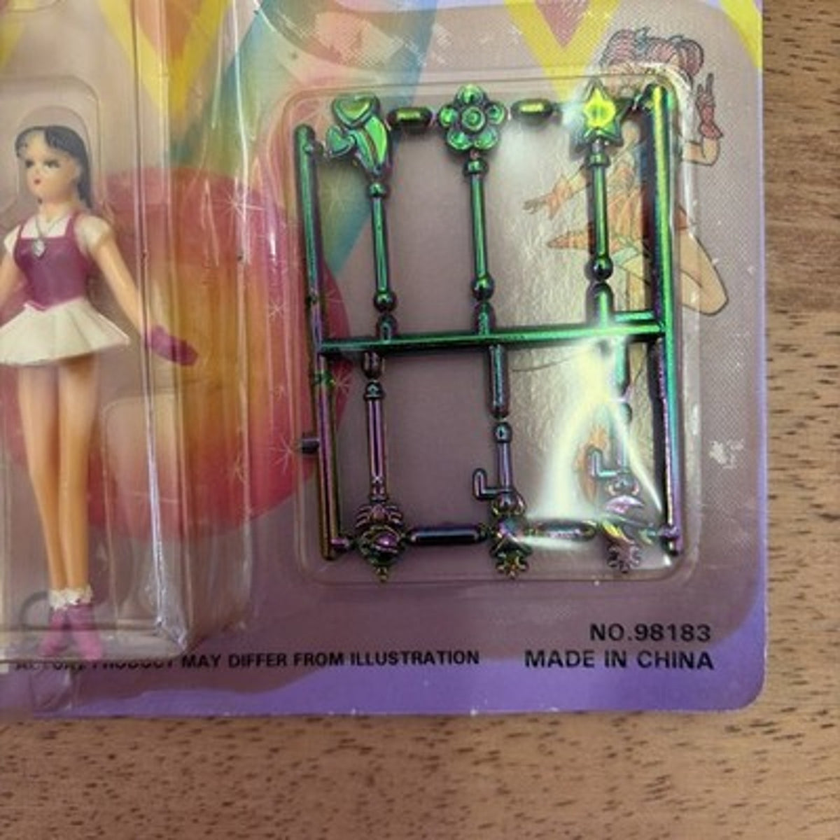 E Toys Meteor Girl Vintage Doll Figures With Accessories On Unpunched Card NEW
