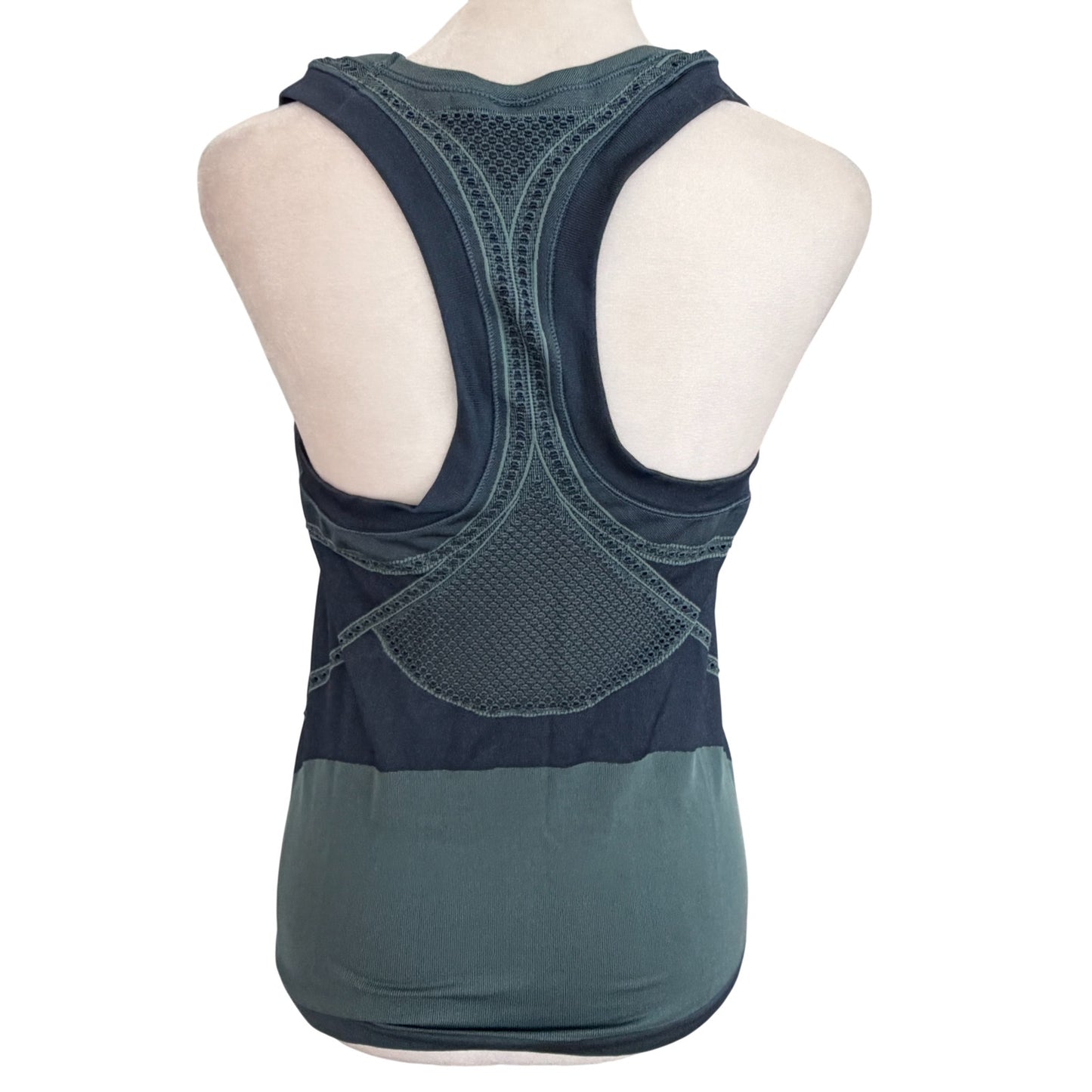 Athleta Allyson Felix Blue Racerback Tank Top Womens Size Medium