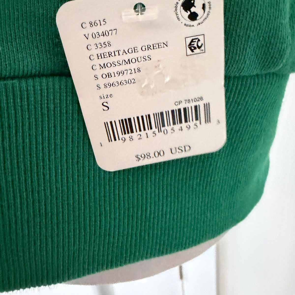 Free People Movement Green High Jump Full Zip Sweatshirt Jacket Women Size Small