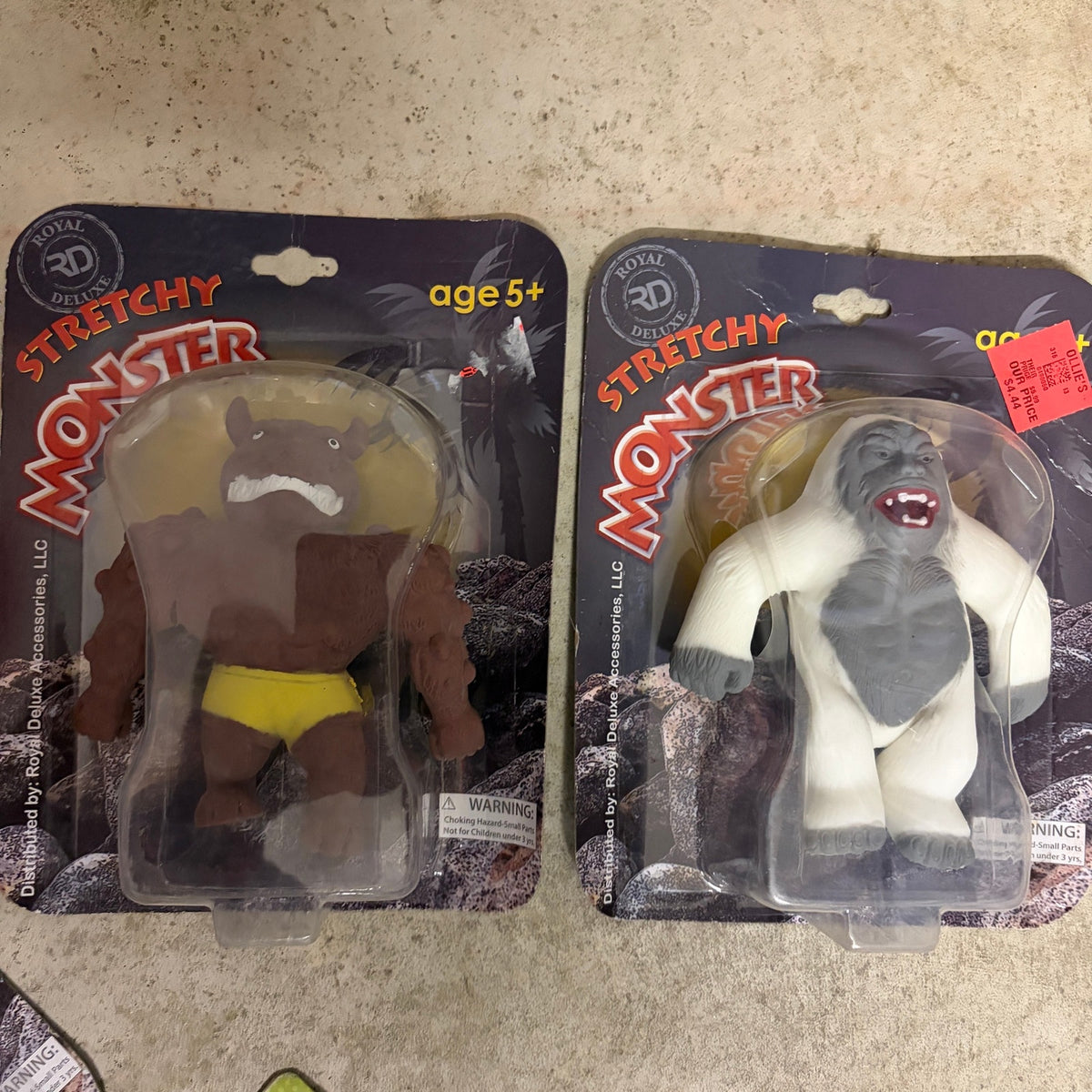 LOT 9 Royal Deluxe Stretchy Monsters and Stretchee Monkee Figures NEW