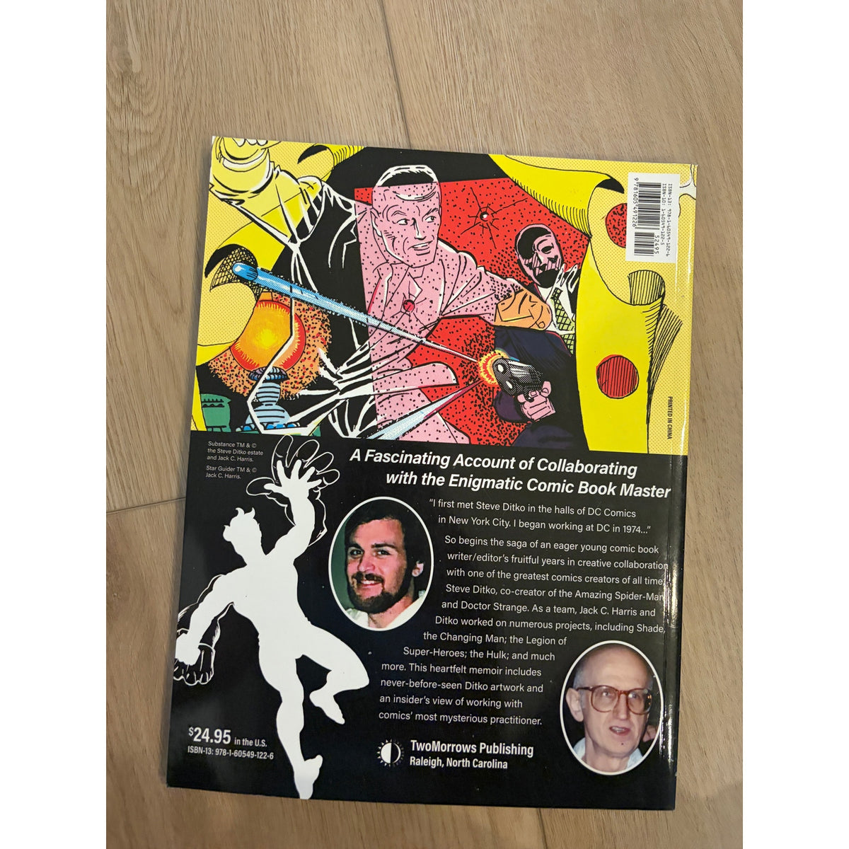 Jack C. Harris Working With Ditko Paperback Softcover Signed by Author