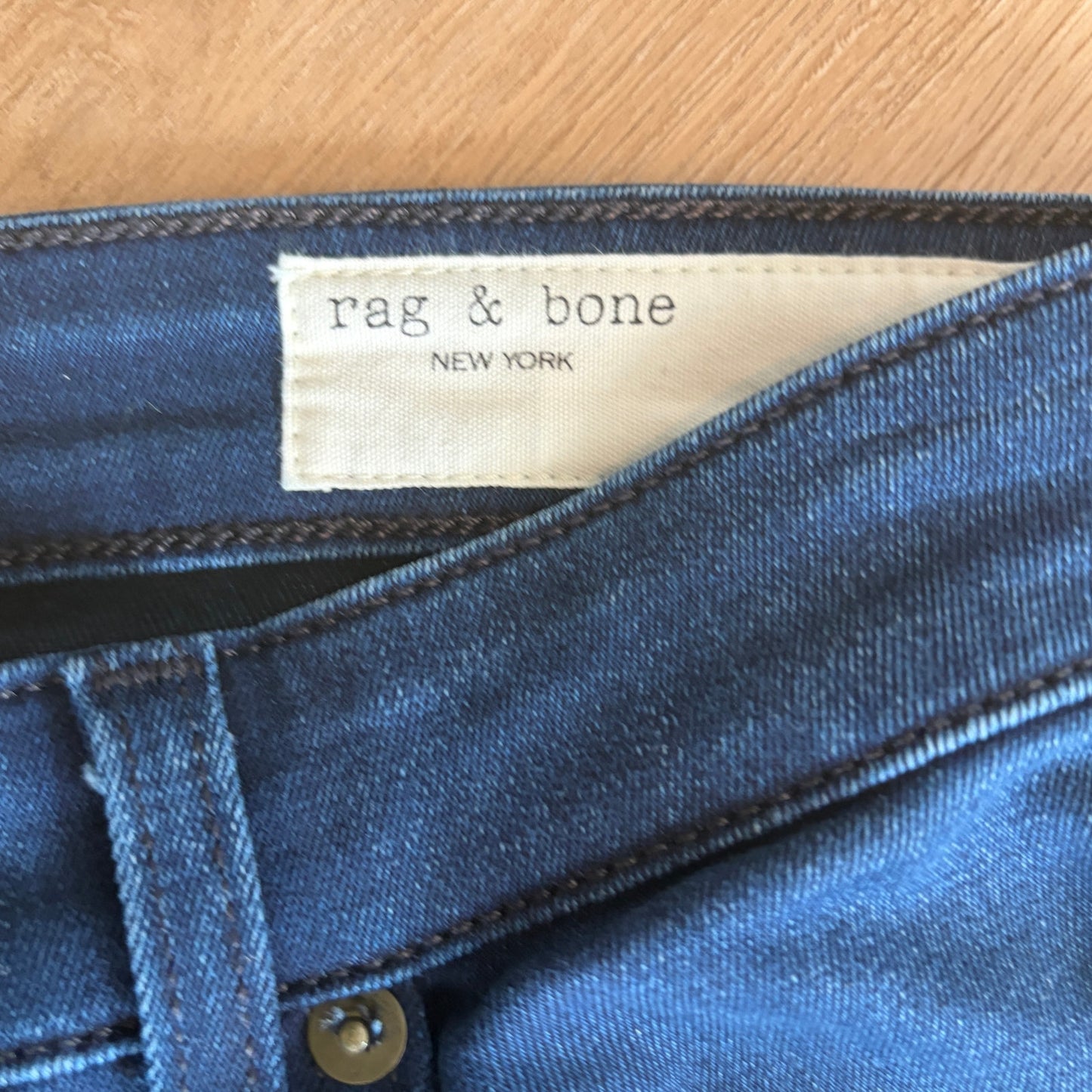 Rag & Bone Cate Mid-Rise Ankle Skinny Dark Wash Jeans Women's Size 26
