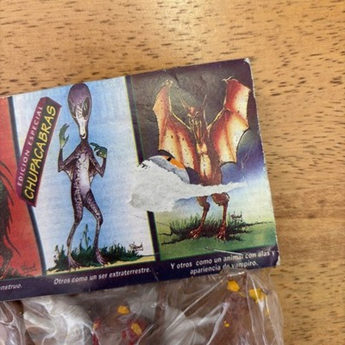 Vintage Mexican Bootleg Chupacabras Figure 90s- New (Factory Sealed )