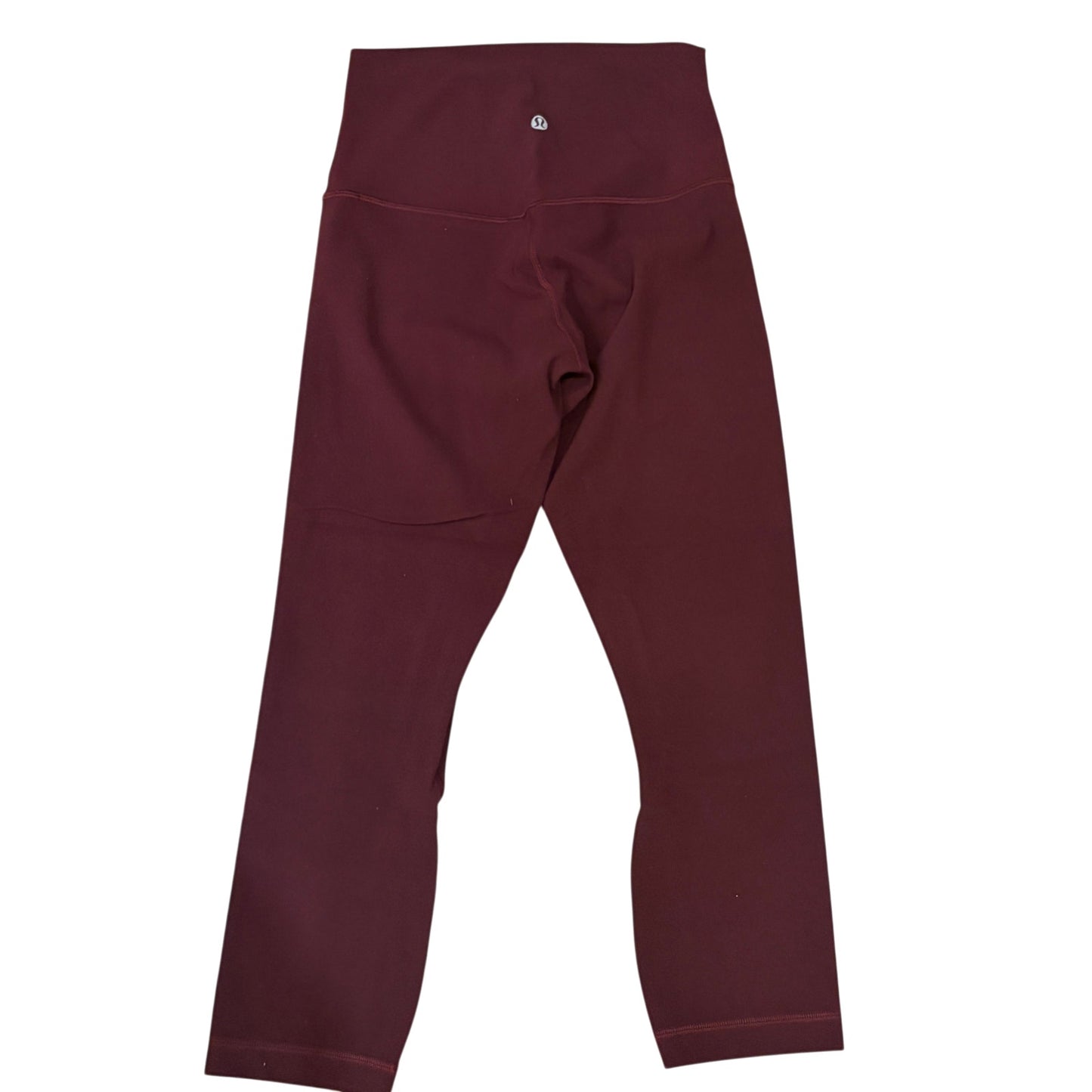 Lululemon Burgundy Align High-Rise Crop Legging 21" Womens Size 4