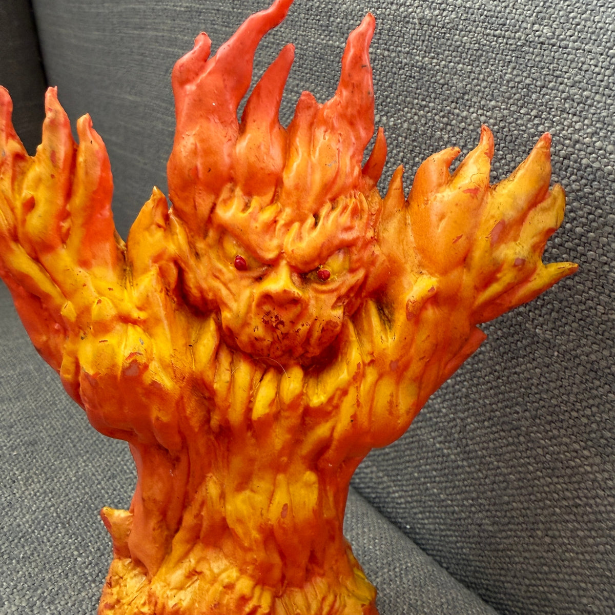 1982 Vintage LJN Advanced Dungeons & Dragons Fire Elemental Figure 6" Tall