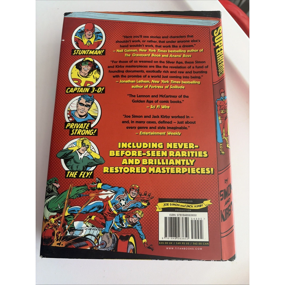 The Simon and Kirby Library Superheroes 2010 Titan Books Neil Gaiman Hardcover