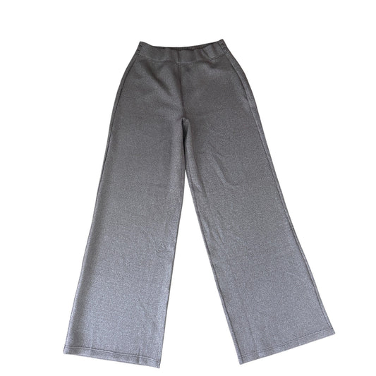 Spanx AirEssentials Shimmer Wide Leg Pants Smoke Womens Size Medium Tall NEW