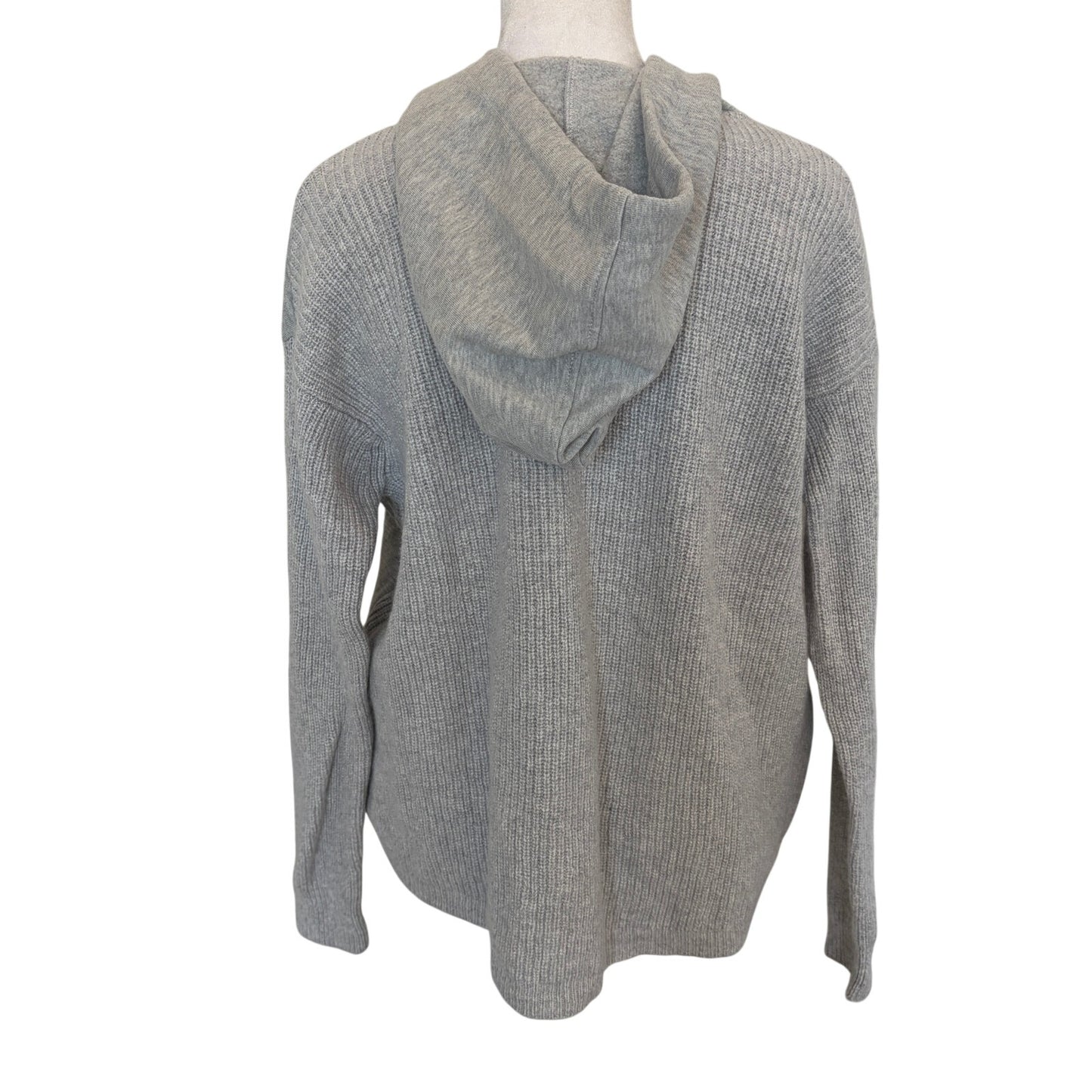 Splendid Gray Hooded Sweater Sweatshirt Wool Cashmere Blend Womens Size XS