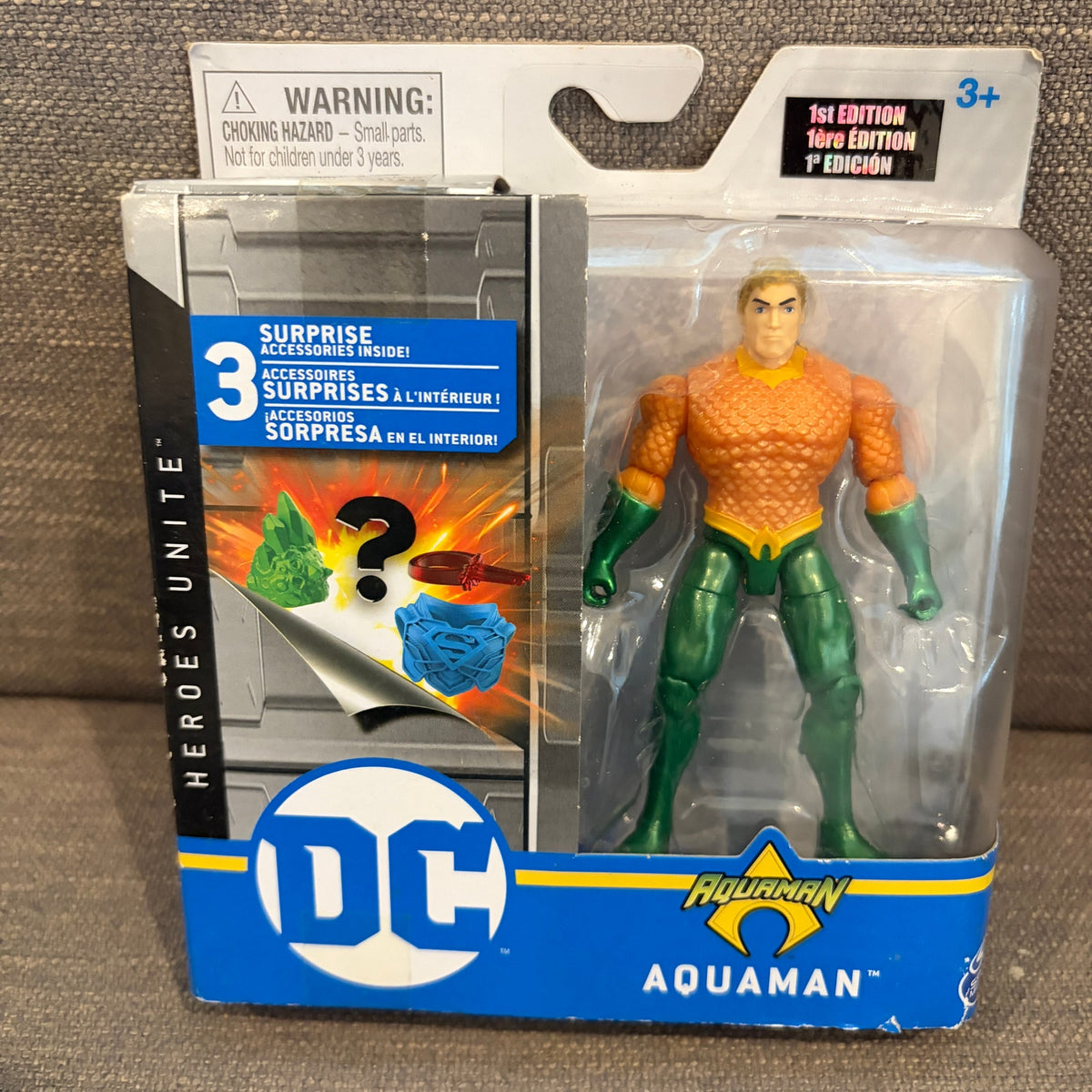 DC Heroes Unite 4 Figures Surprise Accessories Aquaman, Wonder Woman, Superman