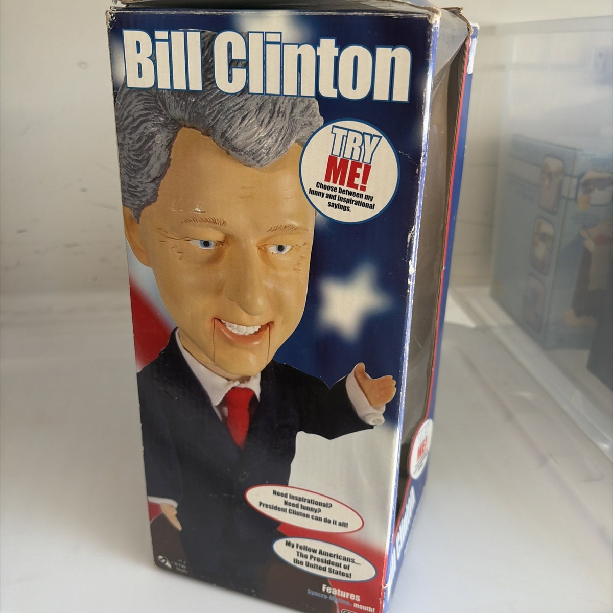 Bill Clinton Collectors Edition Animated Figure Unopened President Talking