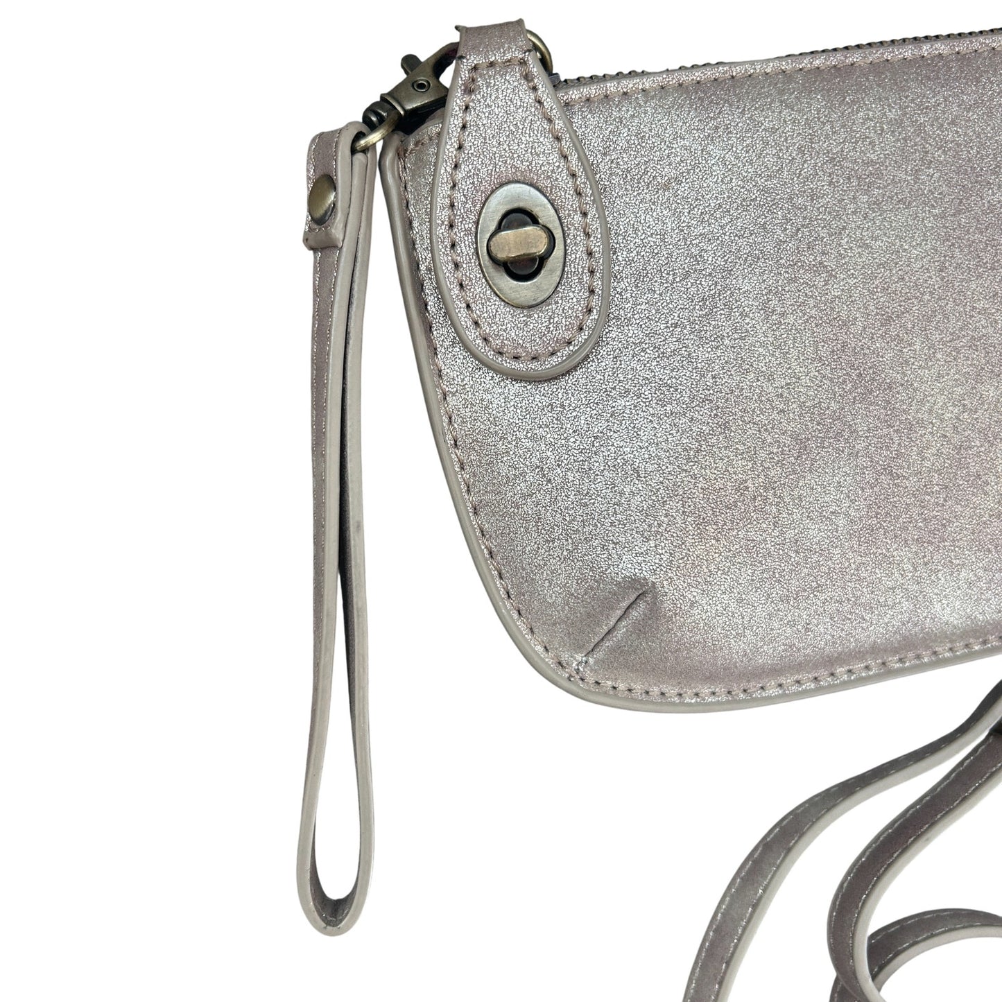 Joy Susan Gold Leather Wristlet  / Crossbody Bag