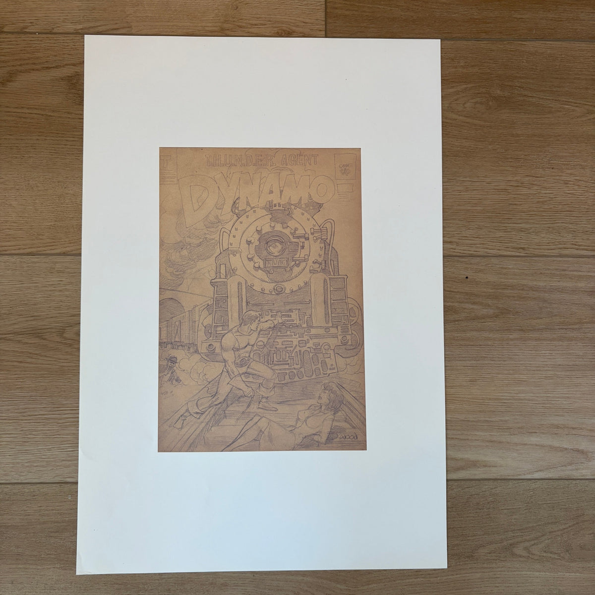 Wally Wood T.H.U.N.D.E.R Agents: Artist's Edition Porfolio 15" x 22"