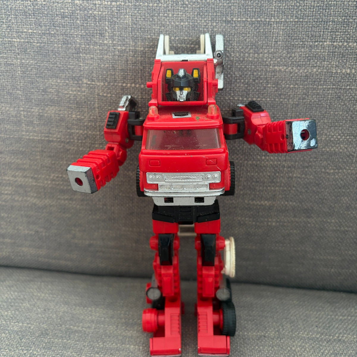 Vintage 1992 Transformers G2 Inferno Autobot Hasbro Fire Truck Action Figure