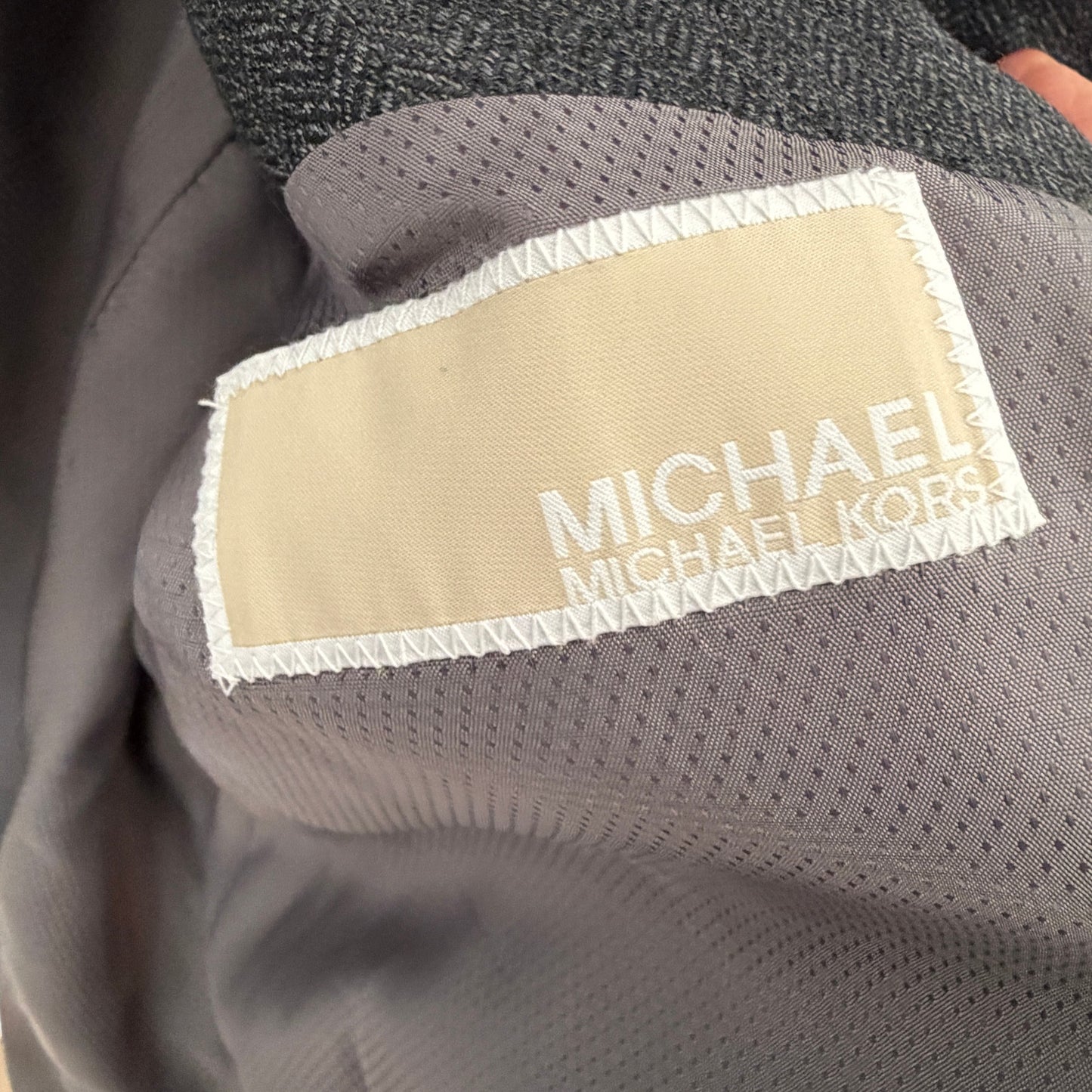 Michael Kors Gray Blazer Jacket Sport Coat Men's Size 46R