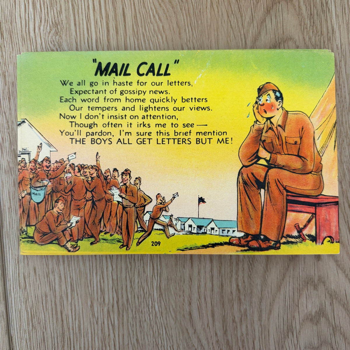 Vintage Series L, N, O, P Army Postcards LOT of 72 Cards
