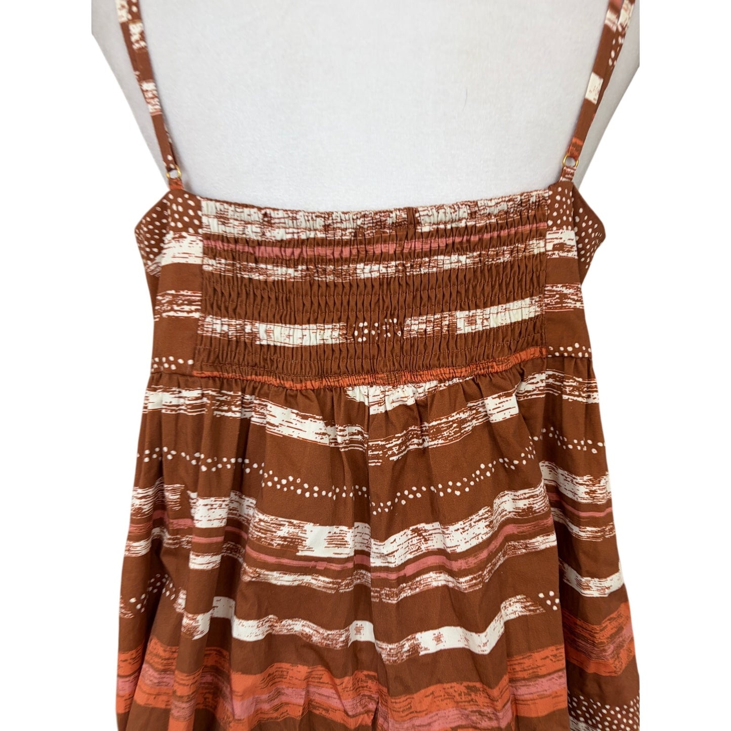 Anthropologie Hutch Bandeau Brown, Orange, Pink Womens Size Medium