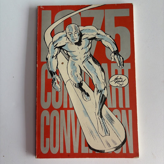 1975 COMIC ART CONVENTION Program Book SILVER SURFER Cover BY JACK KIRBY