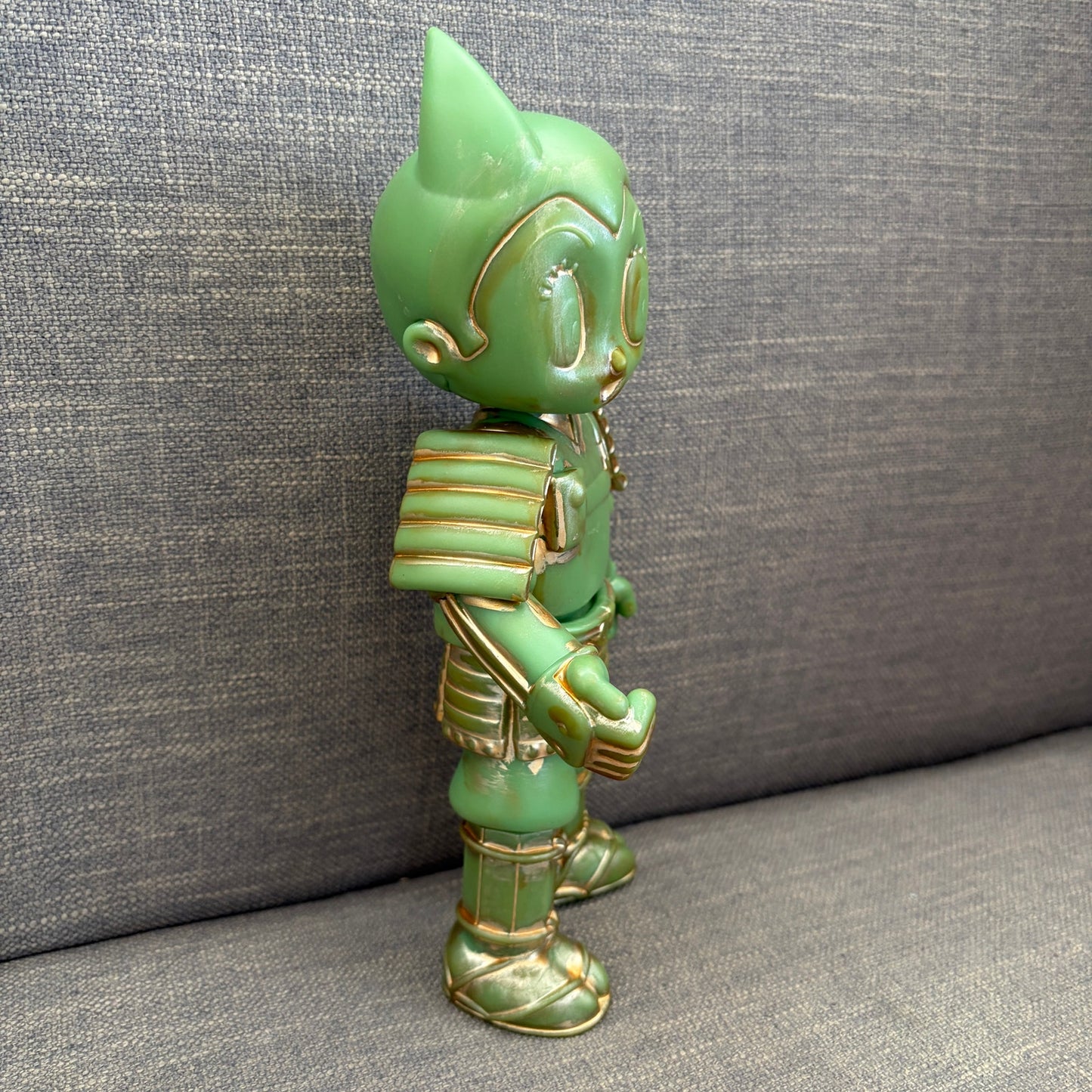 Astro Boy Samurai Aged Copper Sofubi Figure DoomCo Designs 9" Tall