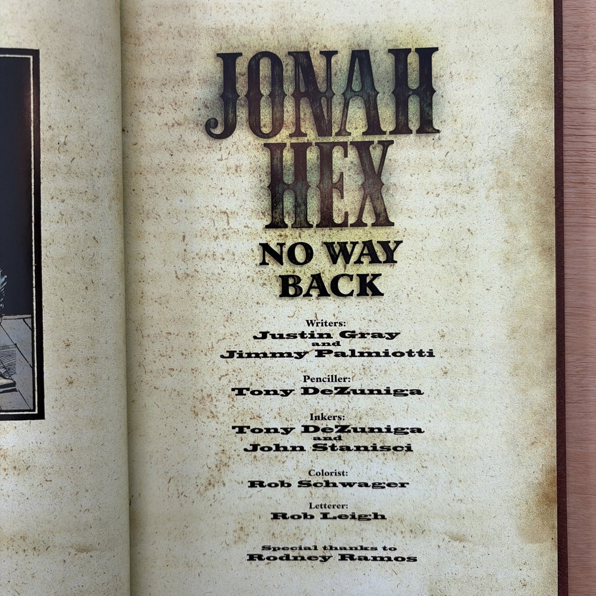 Jonah Hex: No Way Back By Justin Gray, Jimmy Palmiotti, Tony DeZuniga