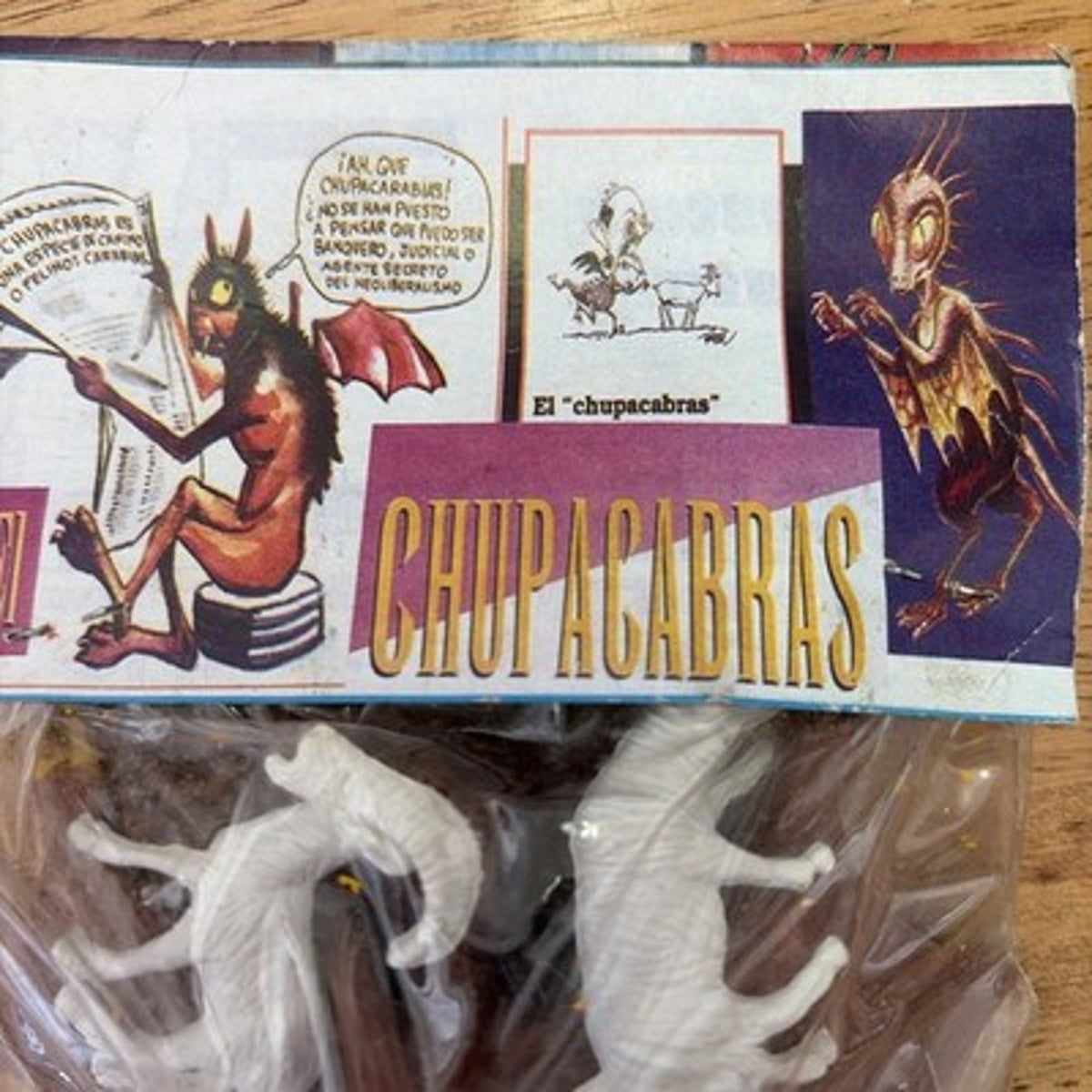 Vintage Mexican Bootleg Chupacabras Figure 90s- New (Factory Sealed )