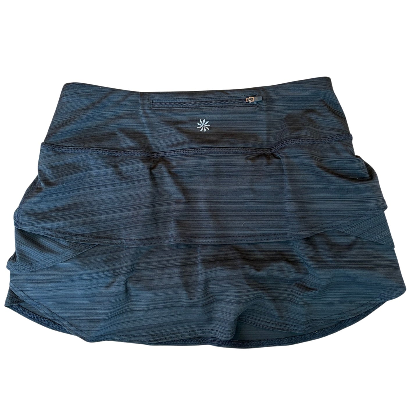 Athleta Black Swagger Tier Ruffle Tennis Skirt Skort Womens Size Small