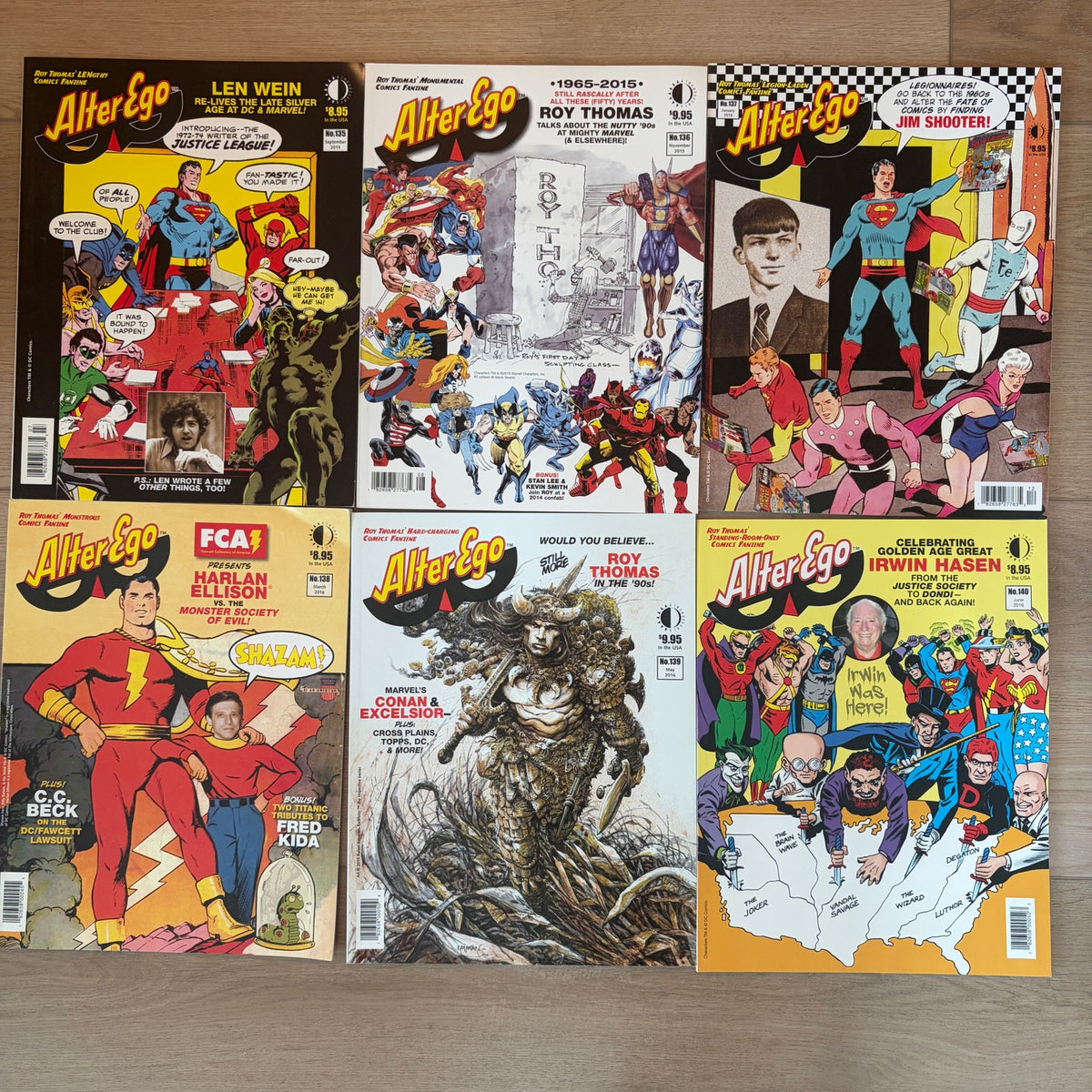 Huge ALTER EGO Magazine Lot 0f 45 Issues, #3-162 Assorted, TwoMorrows - Comics!