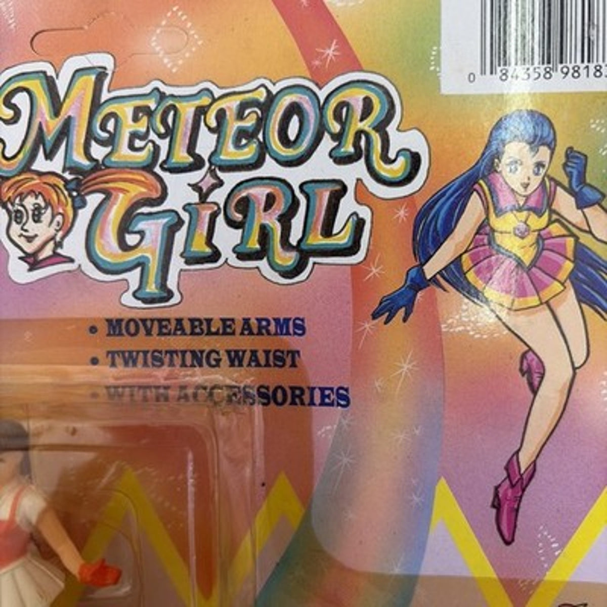 E Toys Meteor Girl Vintage Doll Figures With Accessories On Unpunched Card NEW