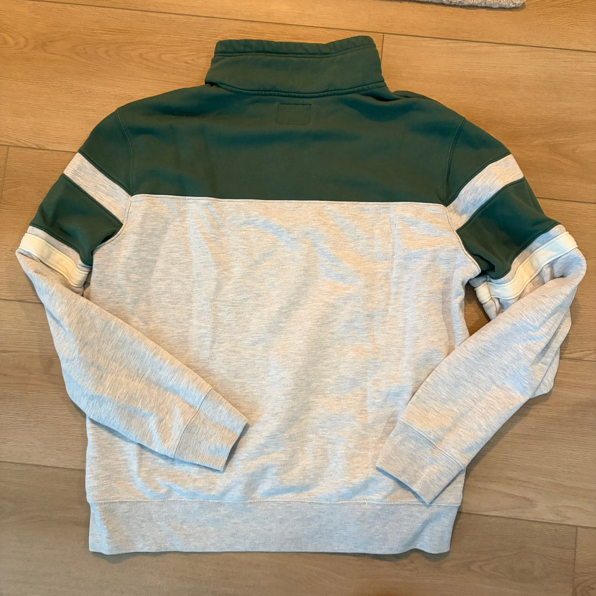 University of Miami Mock Neck 1/4 Zip Pullover Sweatshirt Mens Size XL