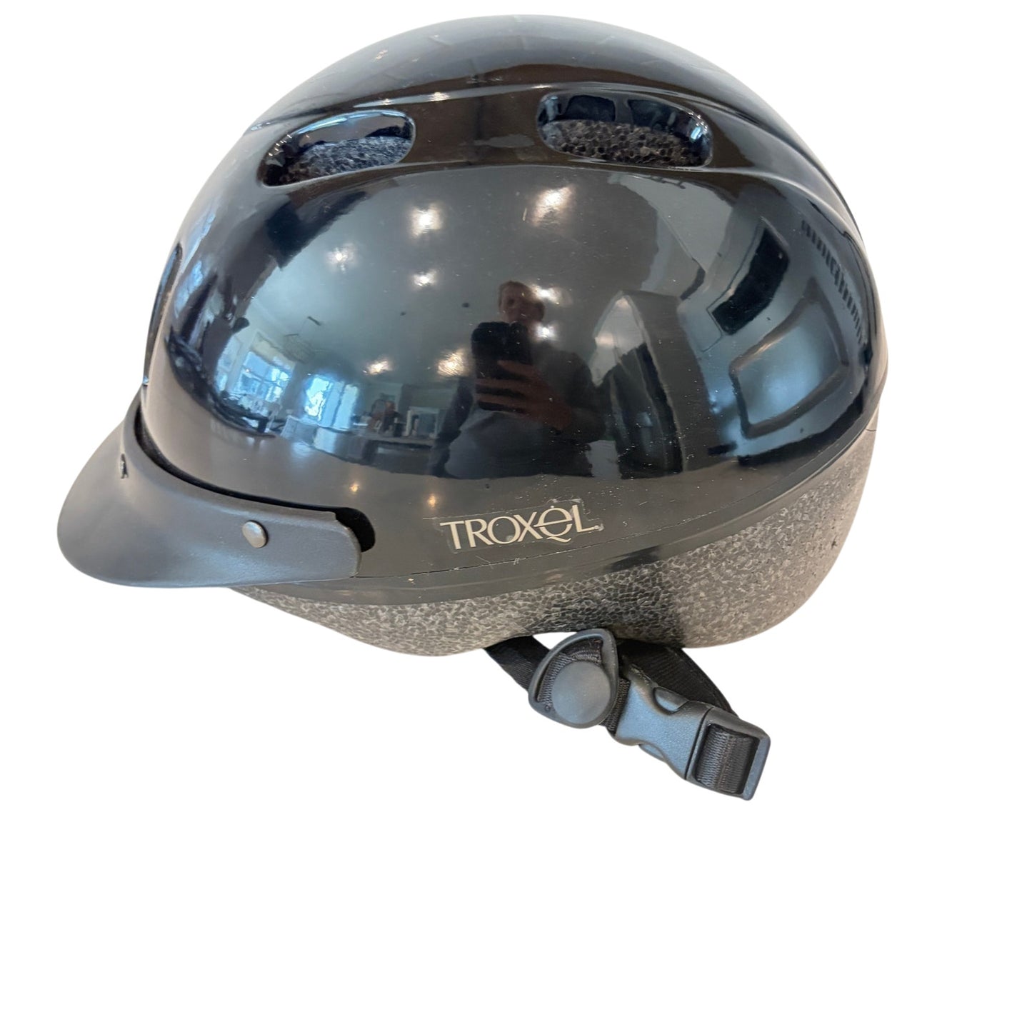 Troxel Black Equestrian Riding Helmet Womens Size XS