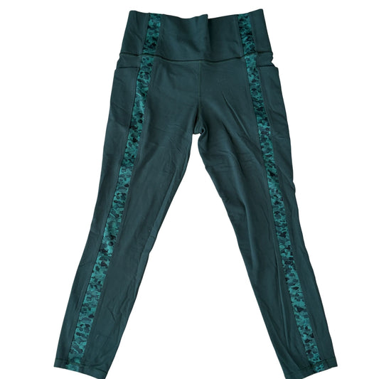 Athleta Dark Green Salutation Stash Pocket II Serene 7/8 Tight Women Size Medium