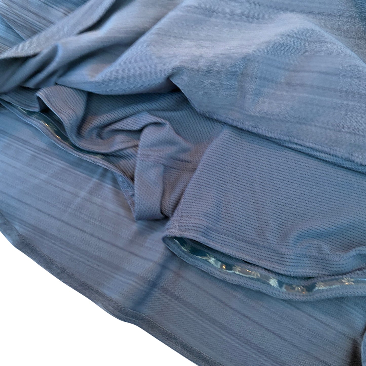 Athleta Dark Blue Swagger Tier Ruffle Tennis Skirt Skort Womens Size Small