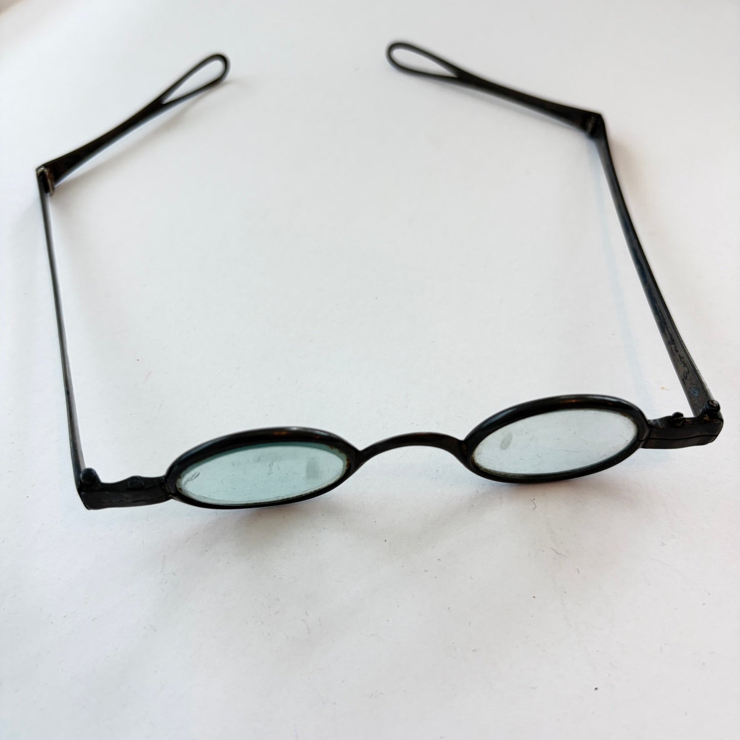 Antique 1800s Metal Folding Spectacles Glasses