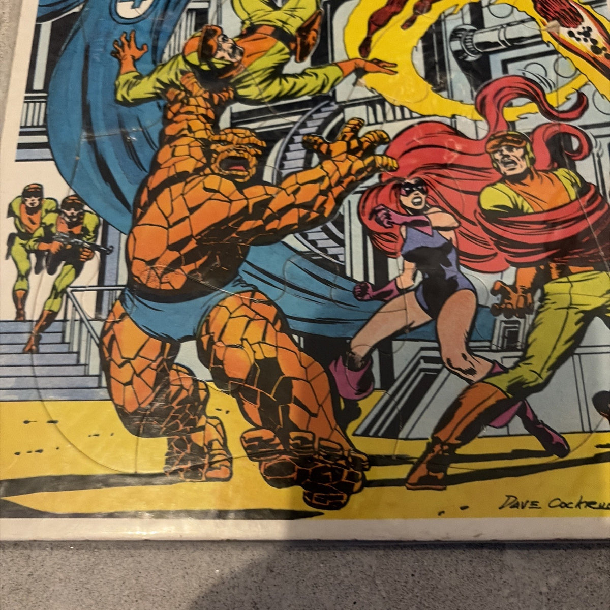 Fantastic Four Rare Vintage Frame Tray Puzzle 1977 Whitman New
