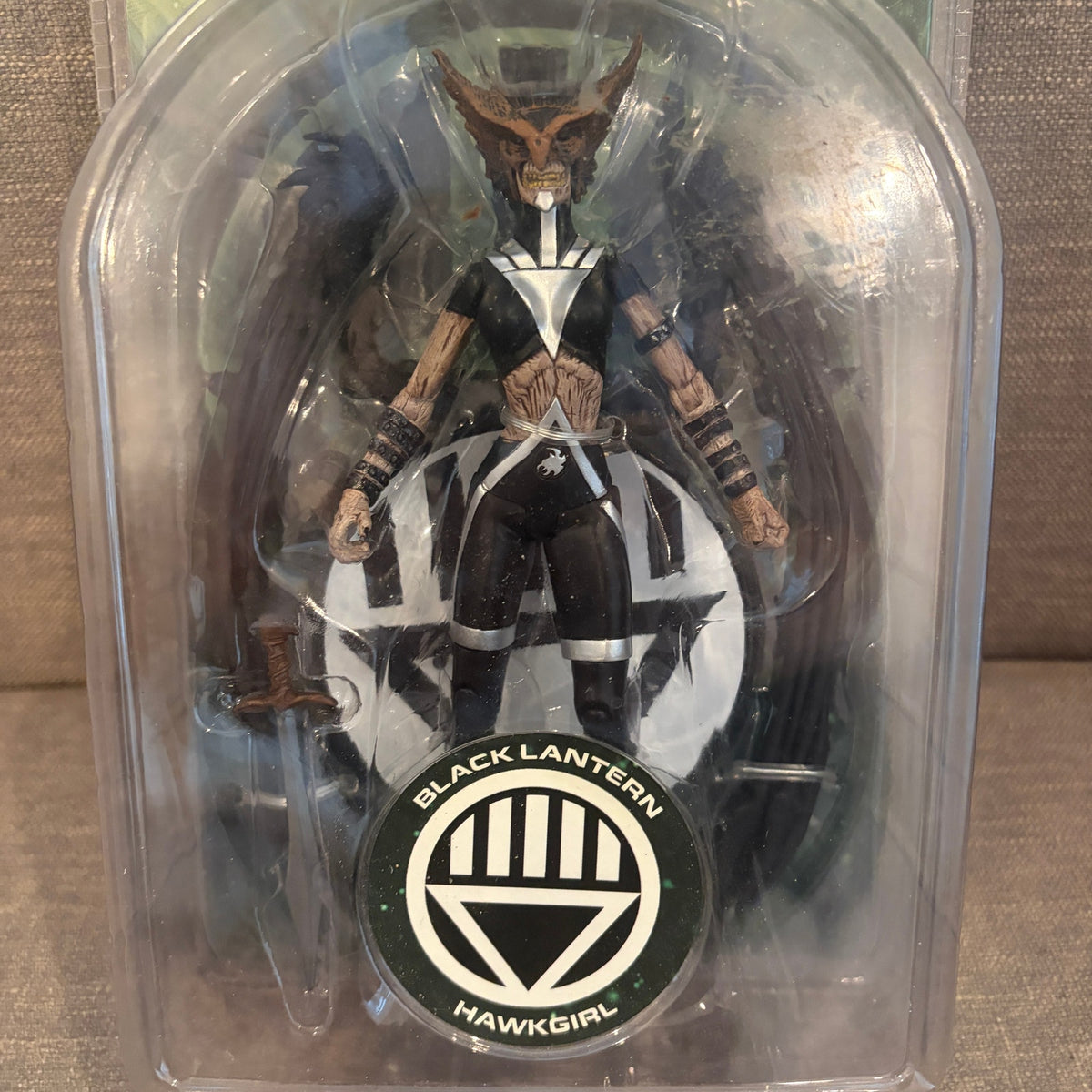 DC DIRECT Blackest Night Series 6 Black Lantern Hawkgirl Action Figure NEW